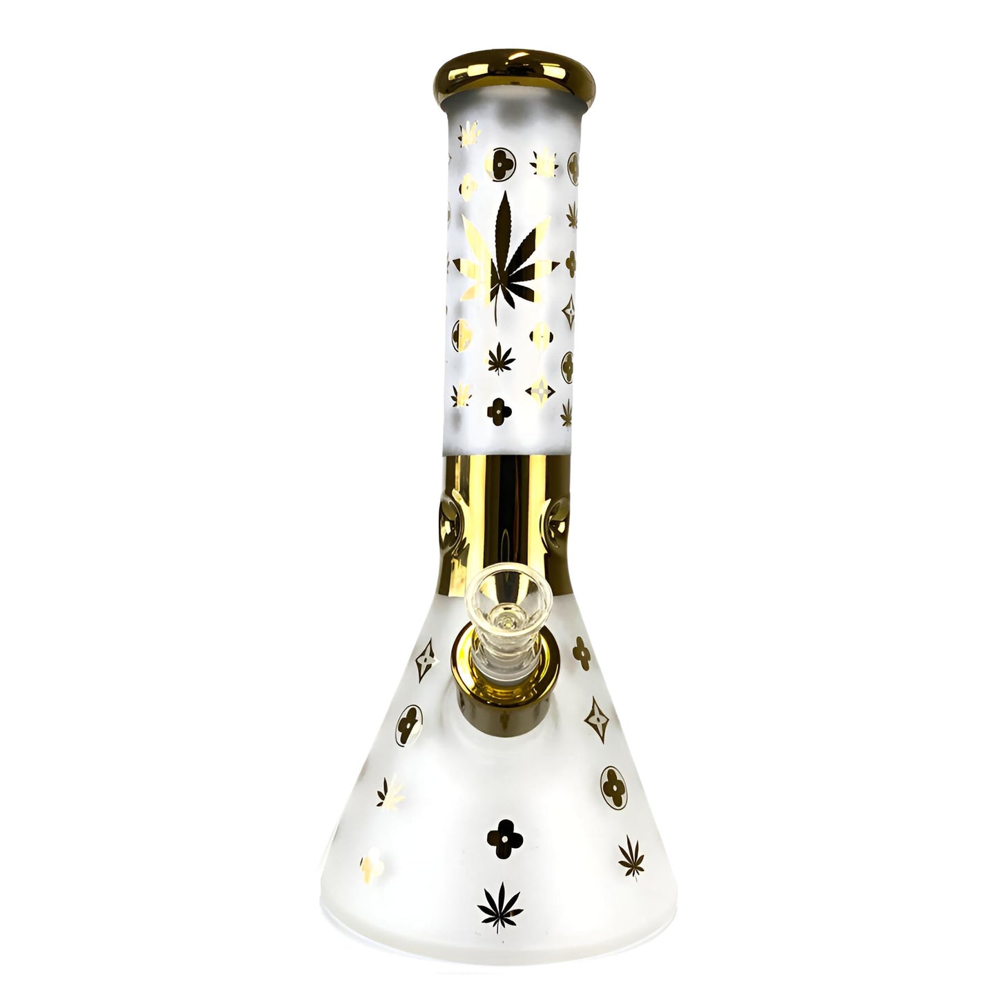Weed Vuitton Bong Classy Glass Gold 32cm