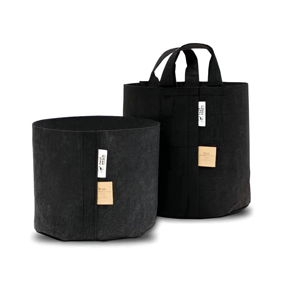 3x ROOT POUCH - Schwarzer Textiltopf 78L