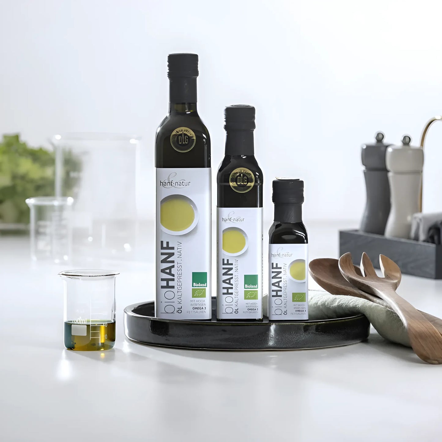 Bio Hanföl – 250ml Kaltgepresst in Rohkost-Qualität