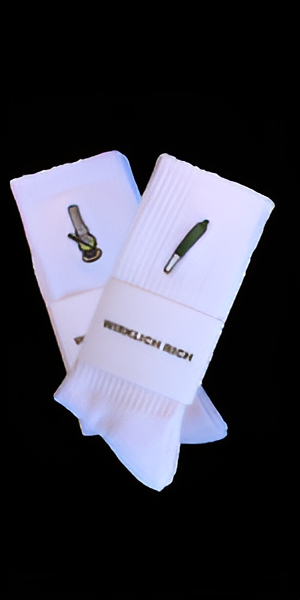 High Socks Lustige Cannabis Joint Bong Socken für Männer und Frauen