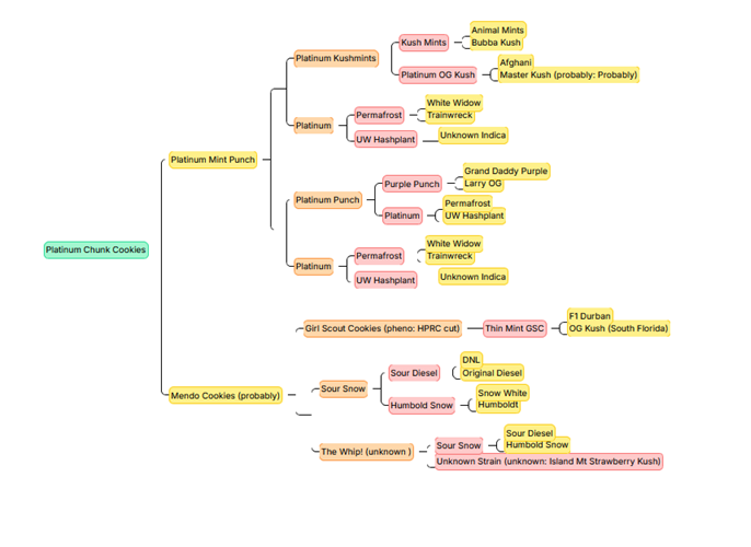 Platinum Chunck Cookies – 50/50 Hybrid mit 25% THC