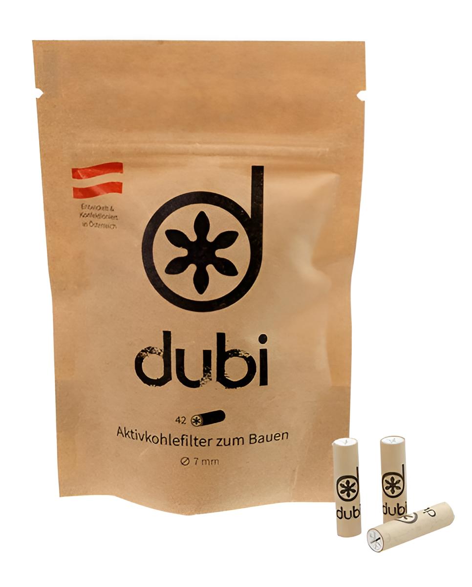 dubi Aktivkohlefilter Ø 7 mm – 42 Stück