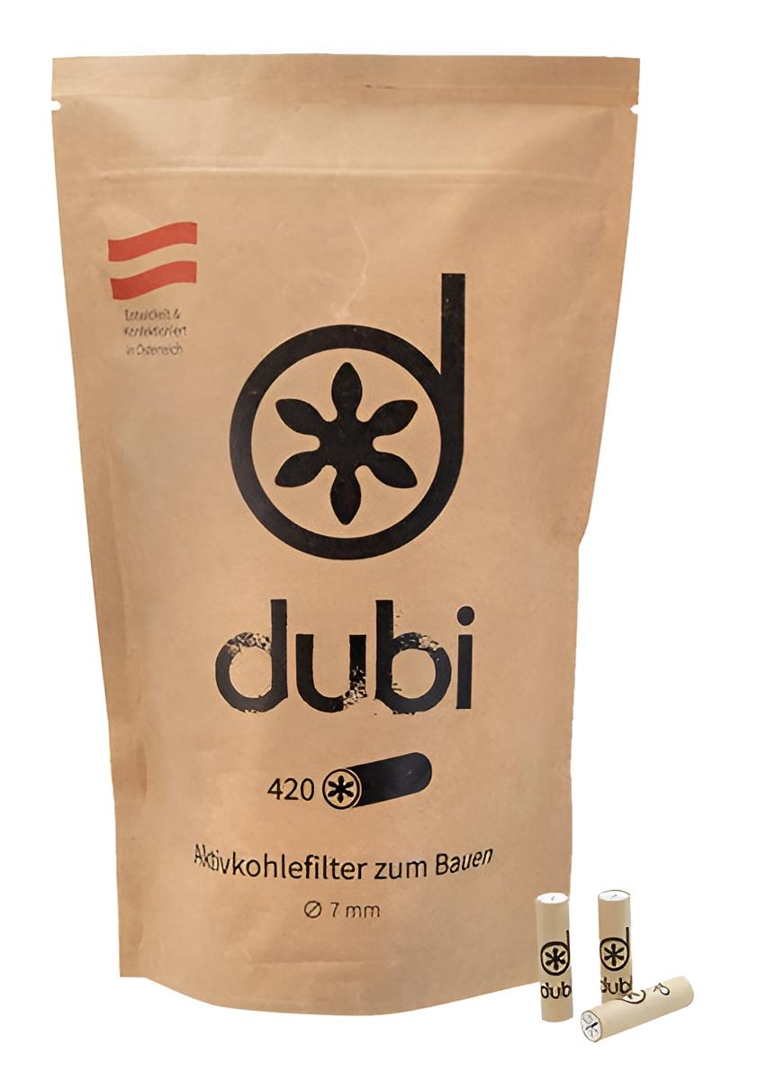 dubi Aktivkohlefilter Ø 7 mm – 420 Stück