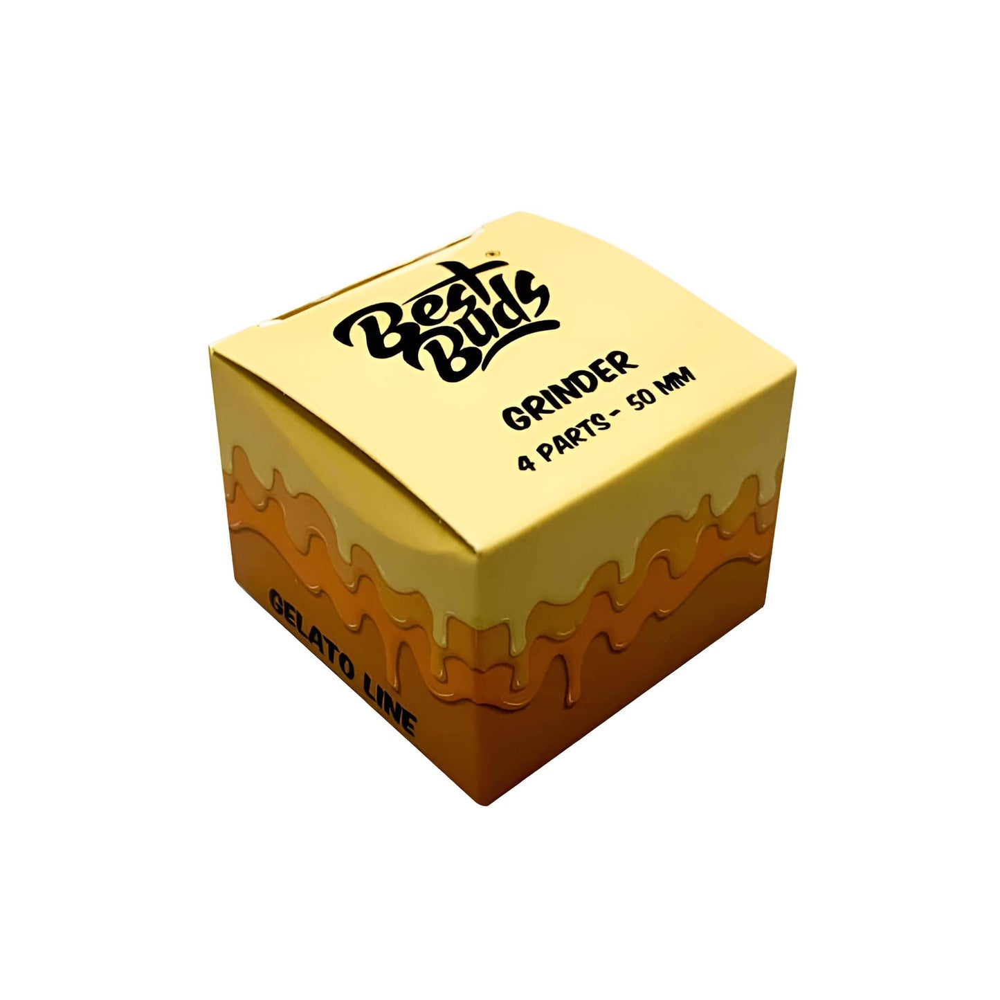 Best Buds Gelato Mango Pfirsich Grinder – 4-teilig, 50 x 50 x 37 mm, Diamant-Design