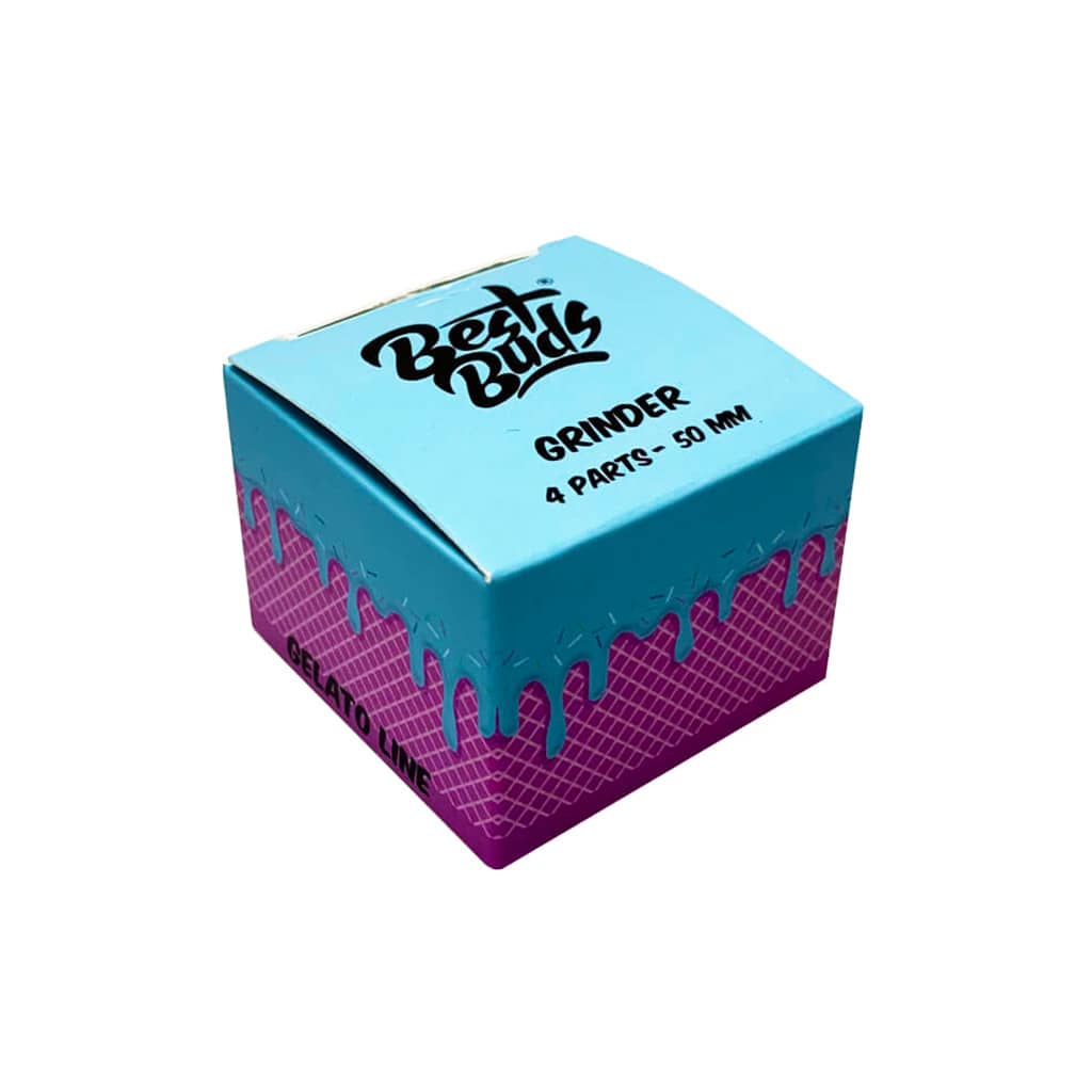 Best Buds Gelato Mint Berries Grinder – 4-teilig, 50 x 50 x 37 mm, Diamant-Design