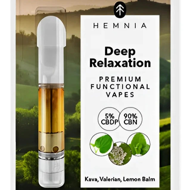 Vape Kartusche - Hemnia - CBDP, CBD, Kava, Valerian, Lemonbalm, 1ml