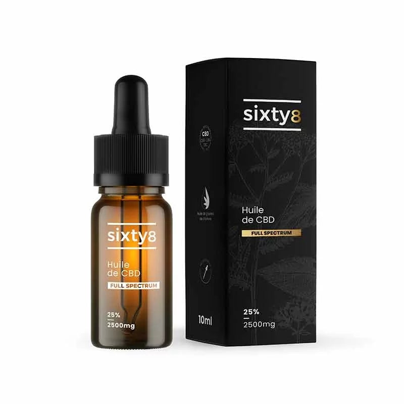 Sixty8 CBD Öl 30% Vollspektrum – Premium Bio-Qualität aus der Schweiz