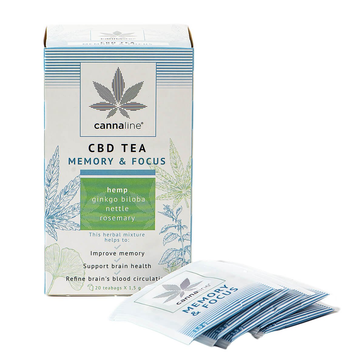 Cannaline CBD Hanf Tee Memory and Focus