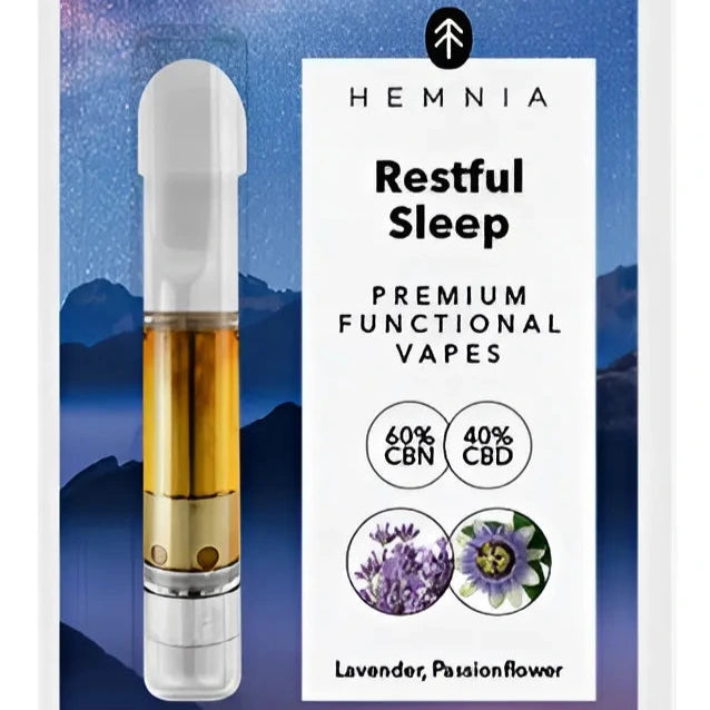 Vape Kartusche - Hemnia - CBD, CBN, Lavendel, Passionsblume, 1 ml