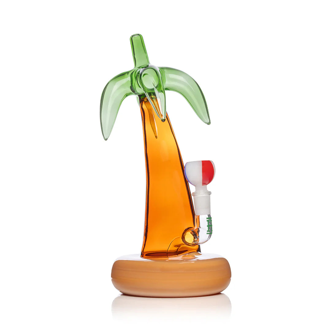 Palm Tree XL Bong – 26,7 cm, Showerhead-Perkolator, Sandbasis