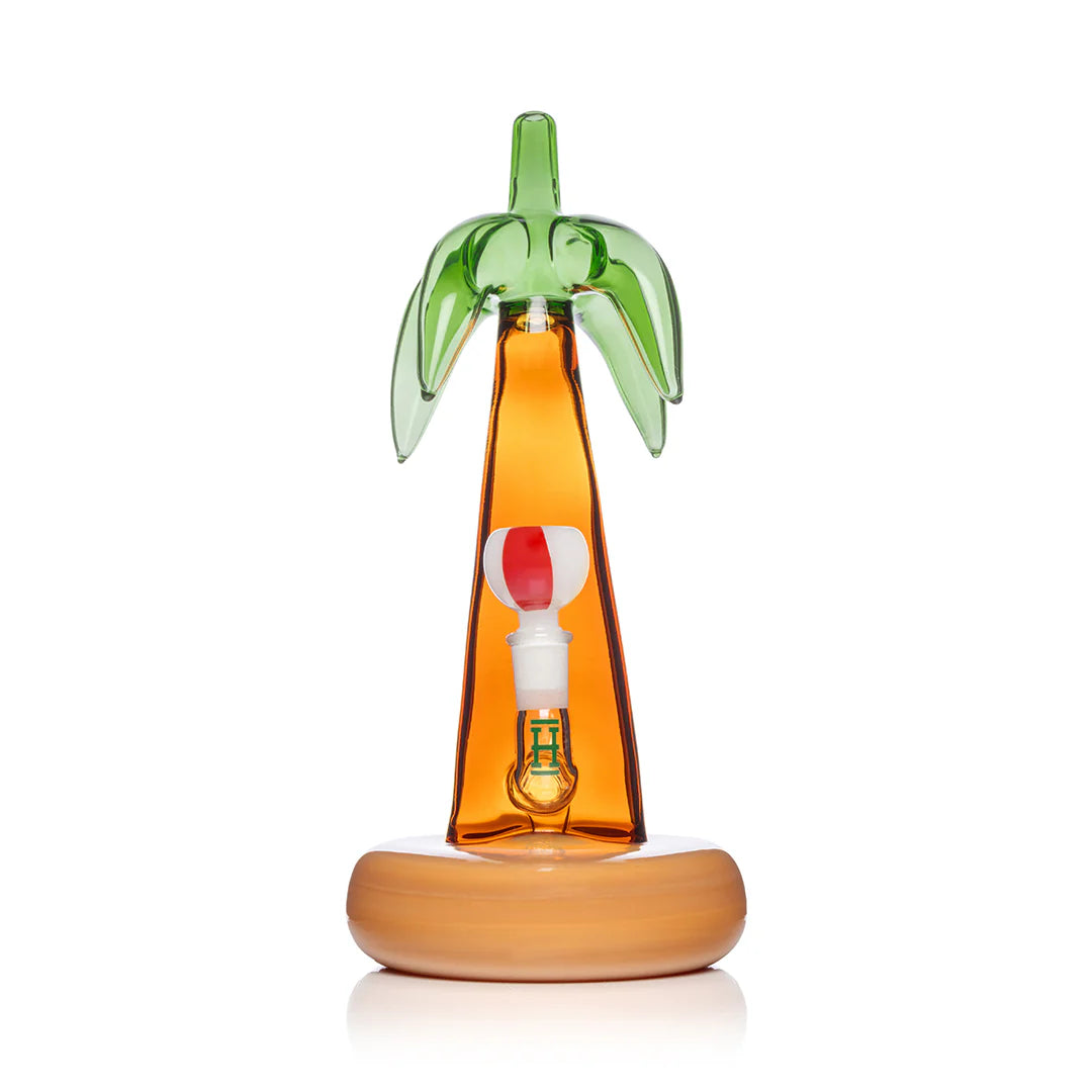 Palm Tree XL Bong – 26,7 cm, Showerhead-Perkolator, Sandbasis