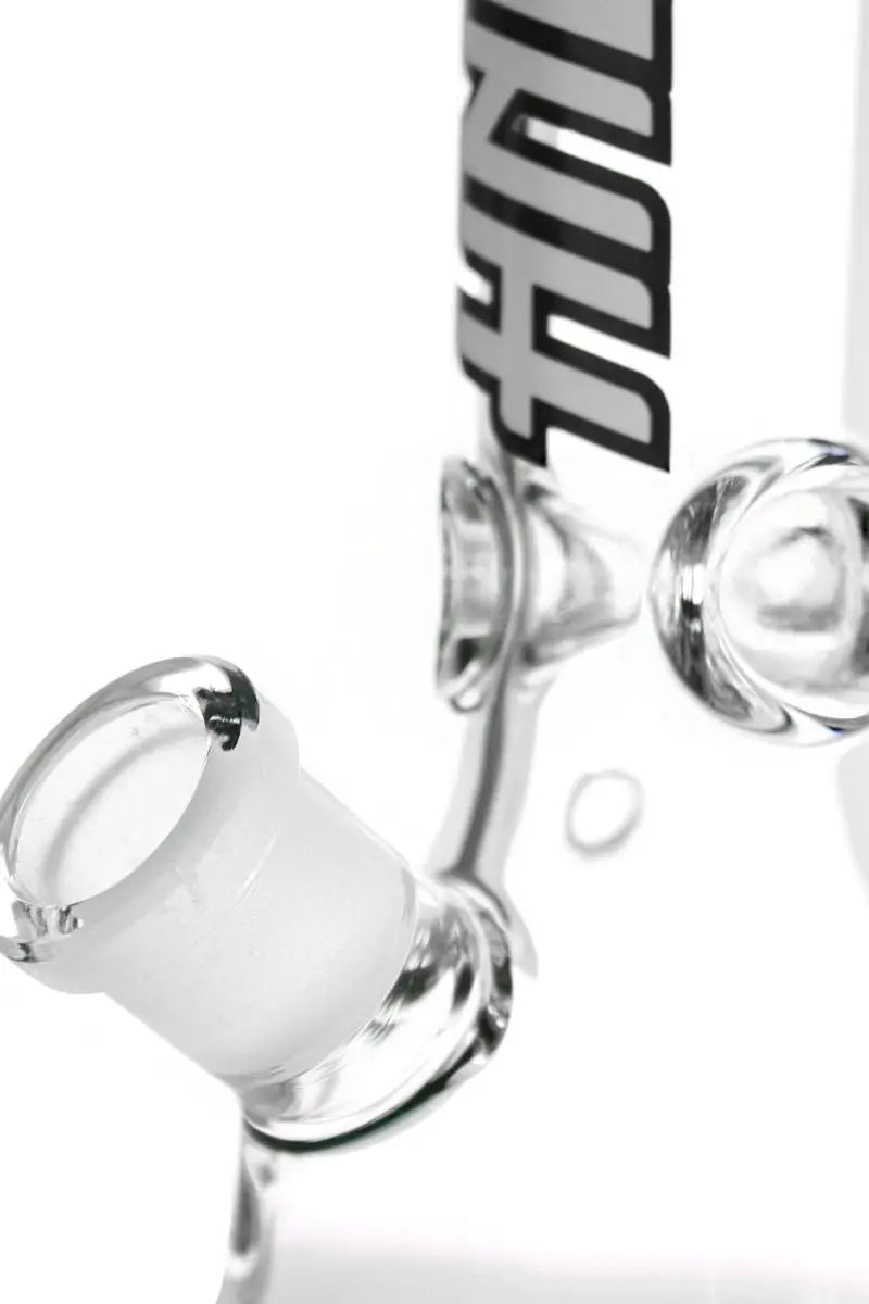 HNBG Glasgerät mit seegrünem Mundstück und Beaker-Boden – 21 cm