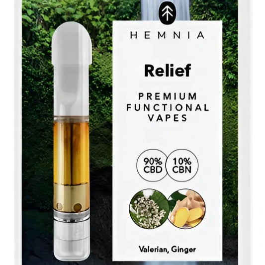 Vape Kartusche - Hemnia - CBD, CBN, Baldrian, Ingwer, 1 ml