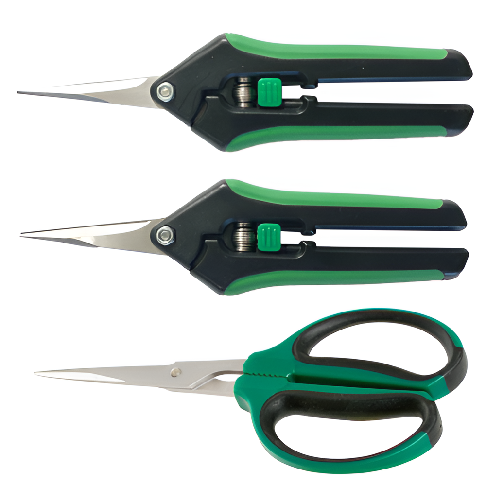Scheren Set – 3 Präzisionsscheren für die Pflanzenernte