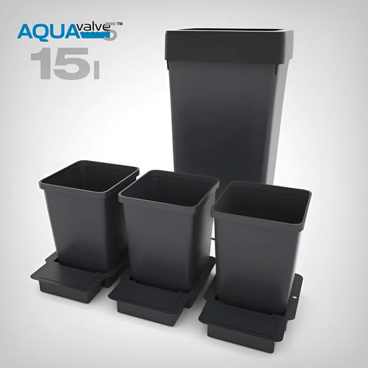 AutoPot 1Pot Bewässerungsset mit 3 x 15L Töpfen