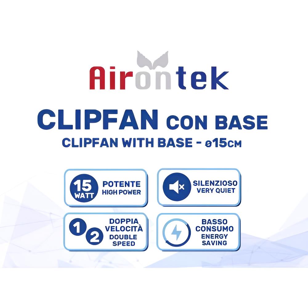 AIRONTEK - Clip- und Tischventilator