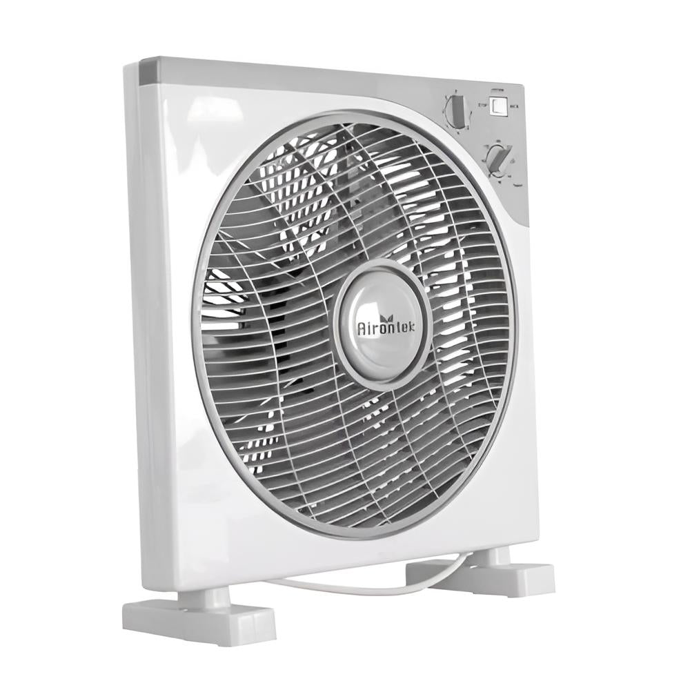 AIRONTEK - Quadratischer Ventilator mit Windblast-System Seitenansicht