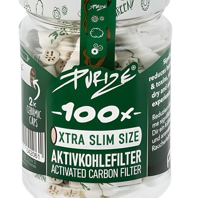 Aktivkohlefilter PURIZE 6mm 100 Stück weiß