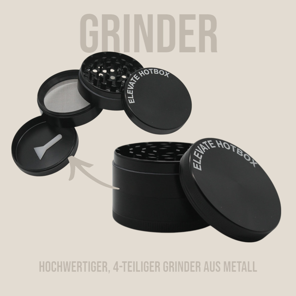 Elevate Hotbox Bauunterlage Baubox Grinder