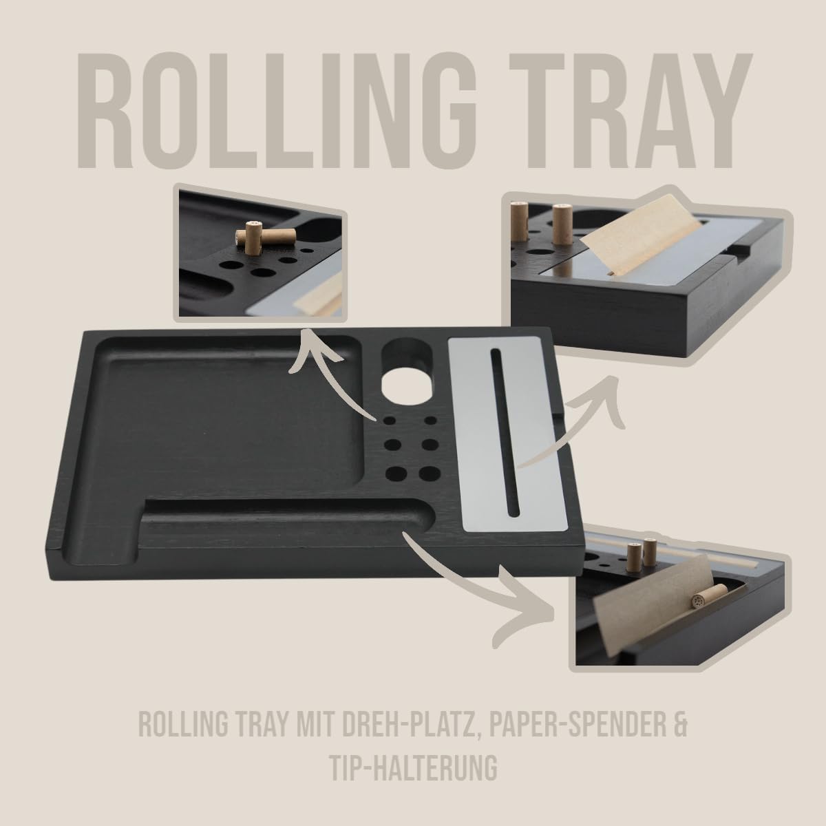 Elevate Hotbox Bauunterlage Baubox Rolling Tray