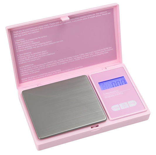 Glossy Genetics „Glossy Scale“ 500g Digitalwaage – Rosa