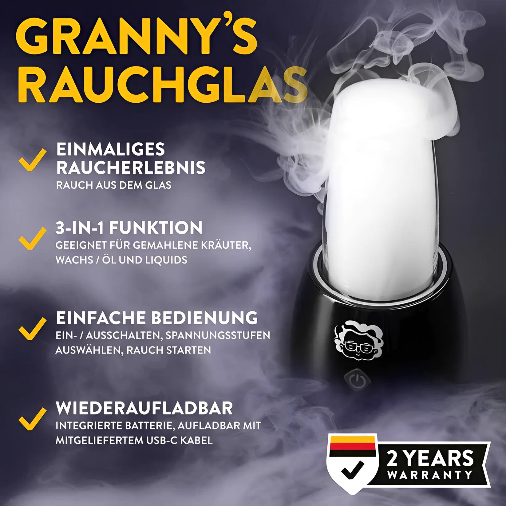 Granny's Rauchglas Verdampfer