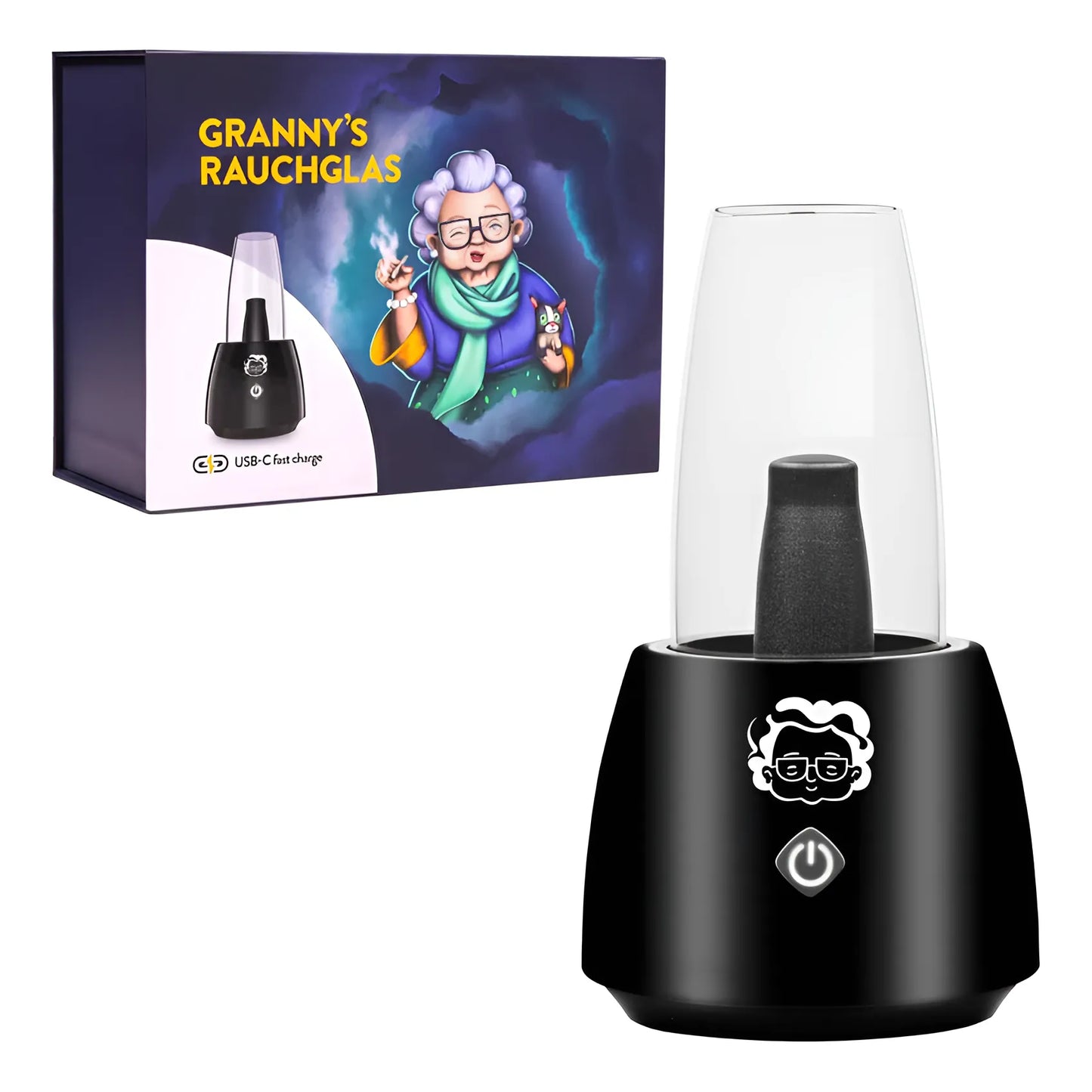 Granny's Rauchglas – für Kräuter, Wax und Liquid