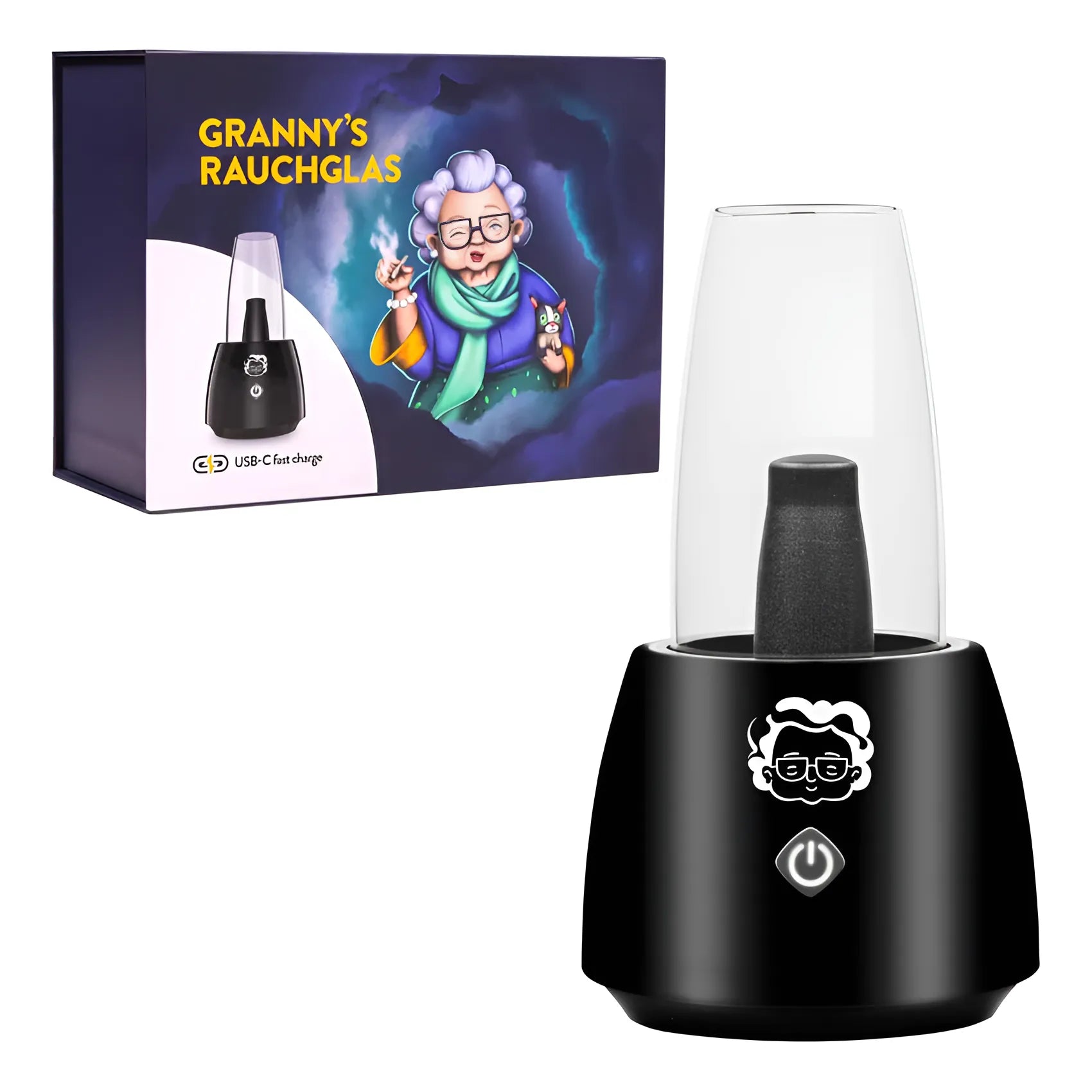 Granny's Rauchglas – für Kräuter, Wax und Liquid