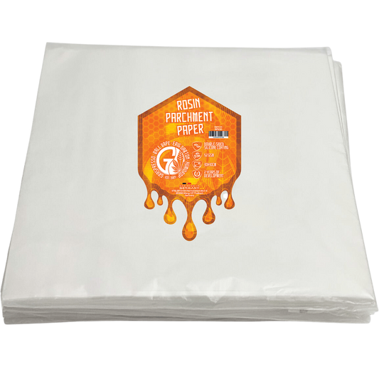 Graveda Rosin Press Parchment Paper 100x 30x30cm – Doppelseitiges Silikonbeschichtetes Pergamentpapier