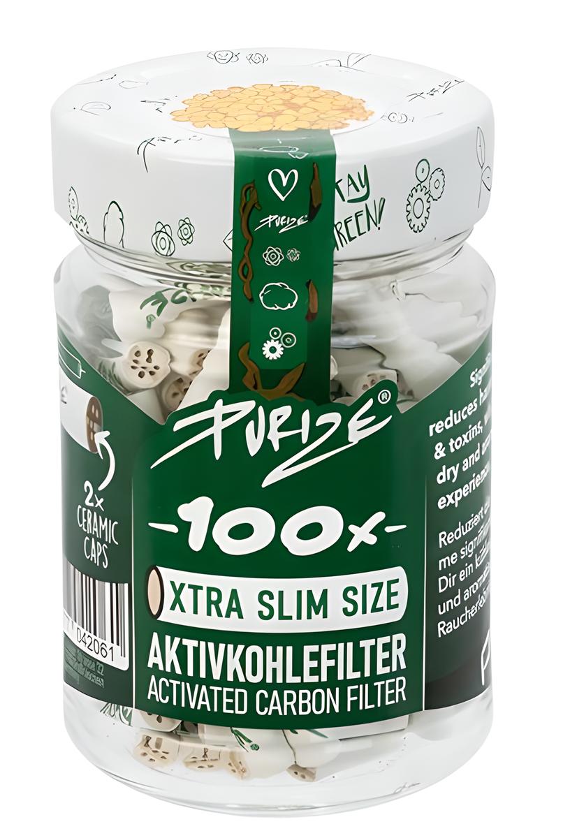 Aktivkohlefilter PURIZE 6mm 100 Stück weiß