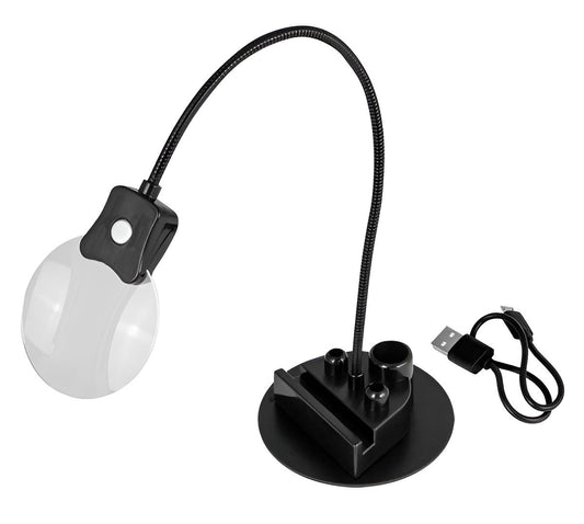 RAW Perspector – LED-Lupe mit UV-Licht, 3-fach & 5-fach Vergrößerung