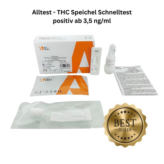 THC Speichel Schnelltest – Nachweis ab 3,5 ng/ml von Alltest