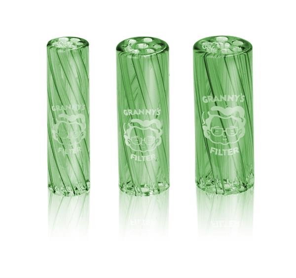 Grannys Glas Vortex Filtertips 3er Set – 8/10/12 mm | Verschiedene Farben