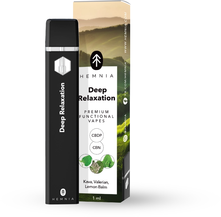 CBD Vape - Hemnia - Deep Relaxation