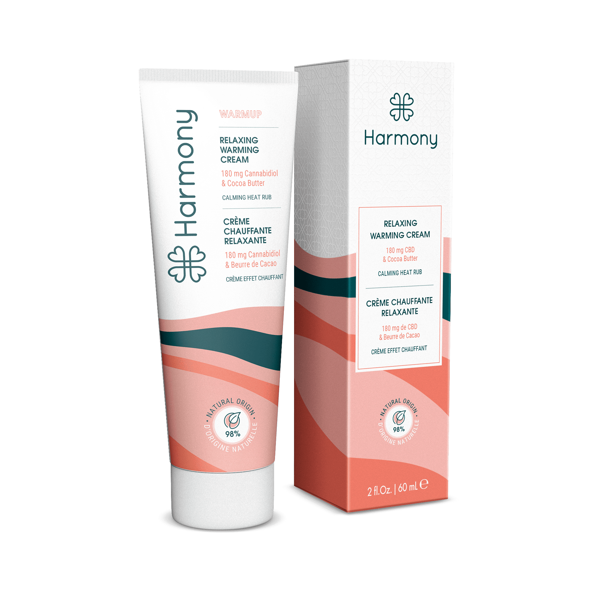 Harmony Warmup – Wärmende CBD-Muskelcreme 60ml für Entspannung und Regeneration