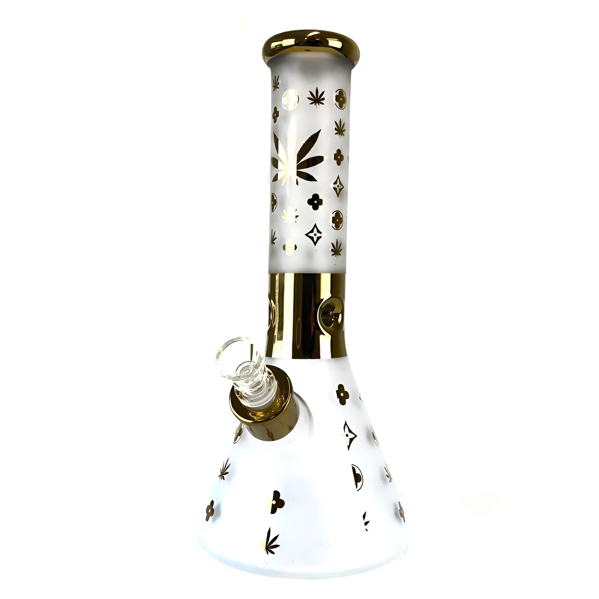 Weed Vuitton Bong Classy Glass Gold 32cm