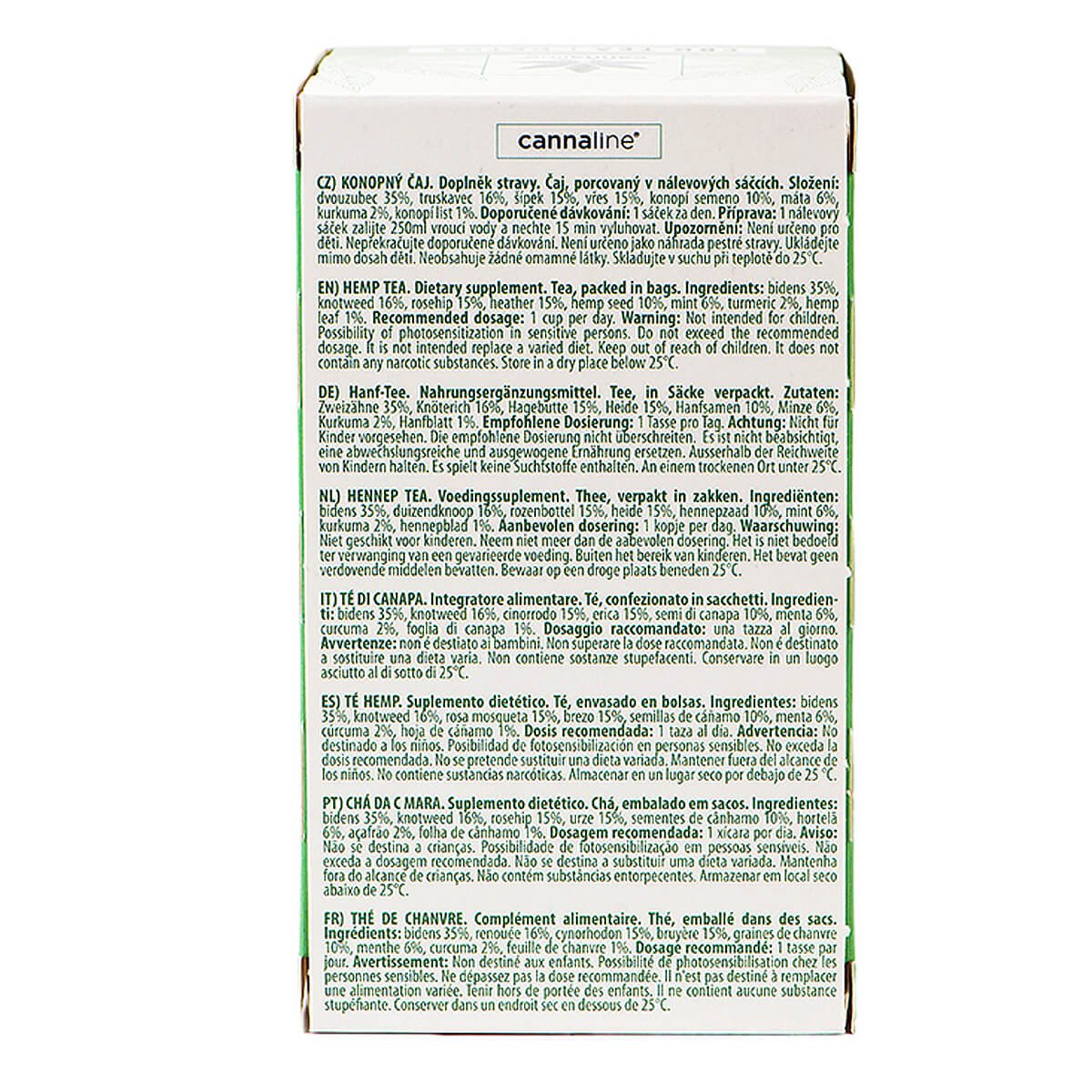 Cannaline CBD Hanf Tee Detox