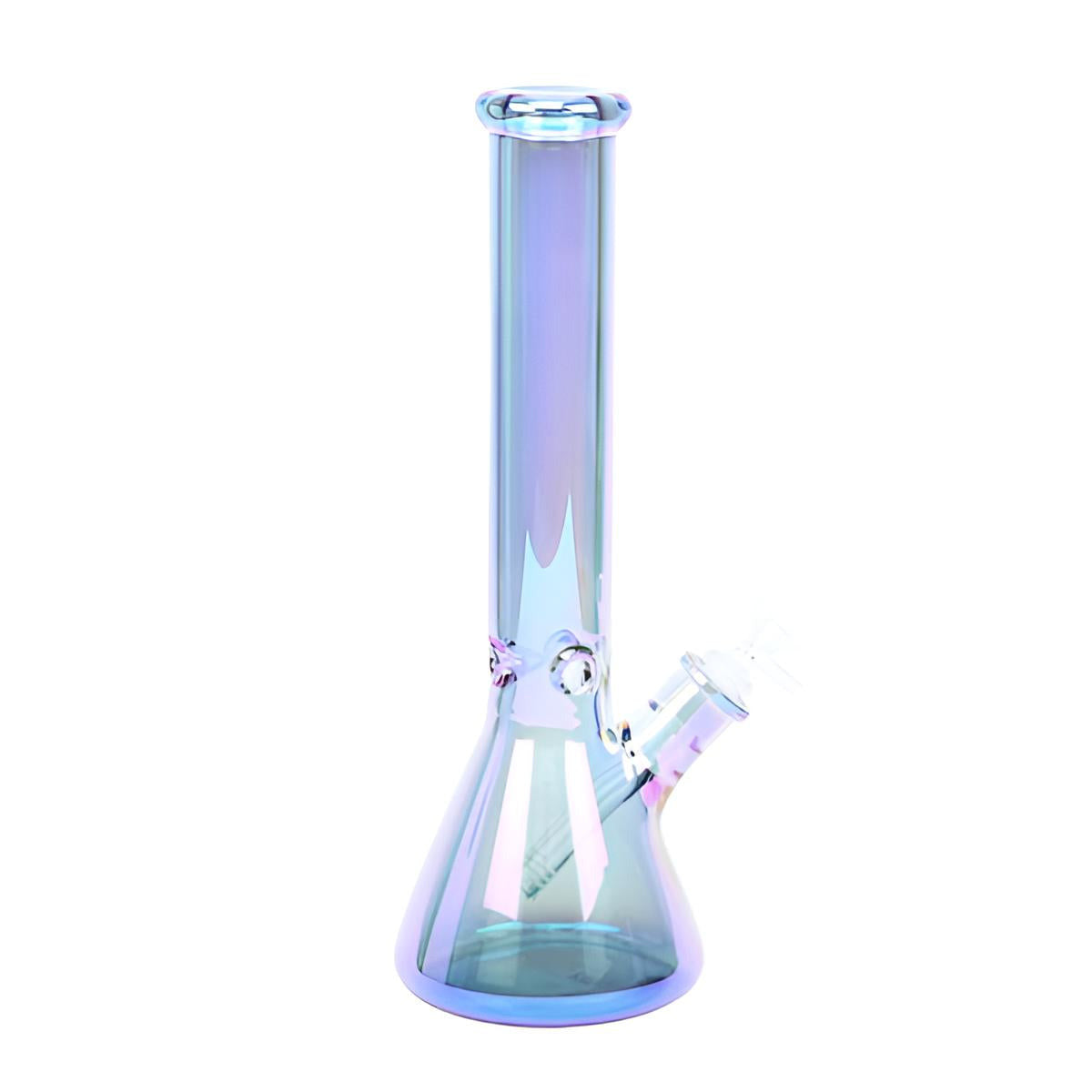 Bong - "Rainbow Glas"; Höhe 37 cm; Ø 50 mm