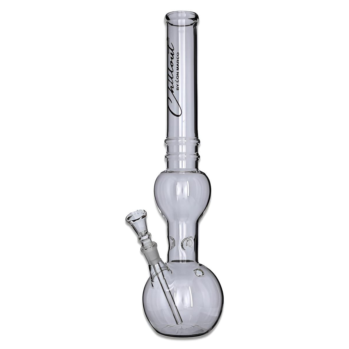 Chillout Glasbong – 40 cm, Ø 4 cm in Transparent