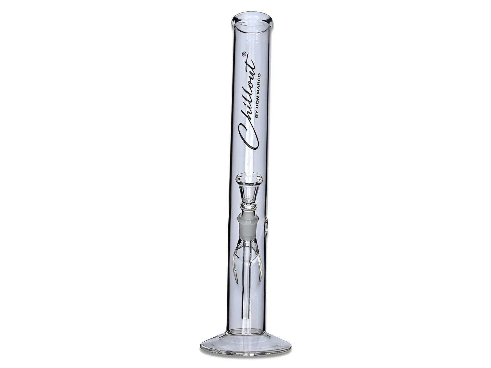 Chillout Glasbong – 35 cm, Ø 4 cm in Transparent