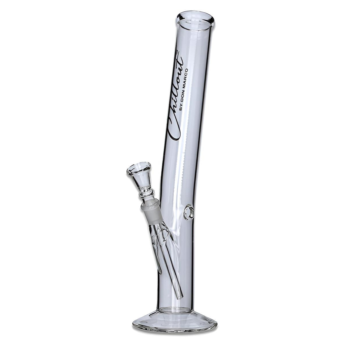 Chillout Glasbong – 35 cm, Ø 4 cm in Transparent