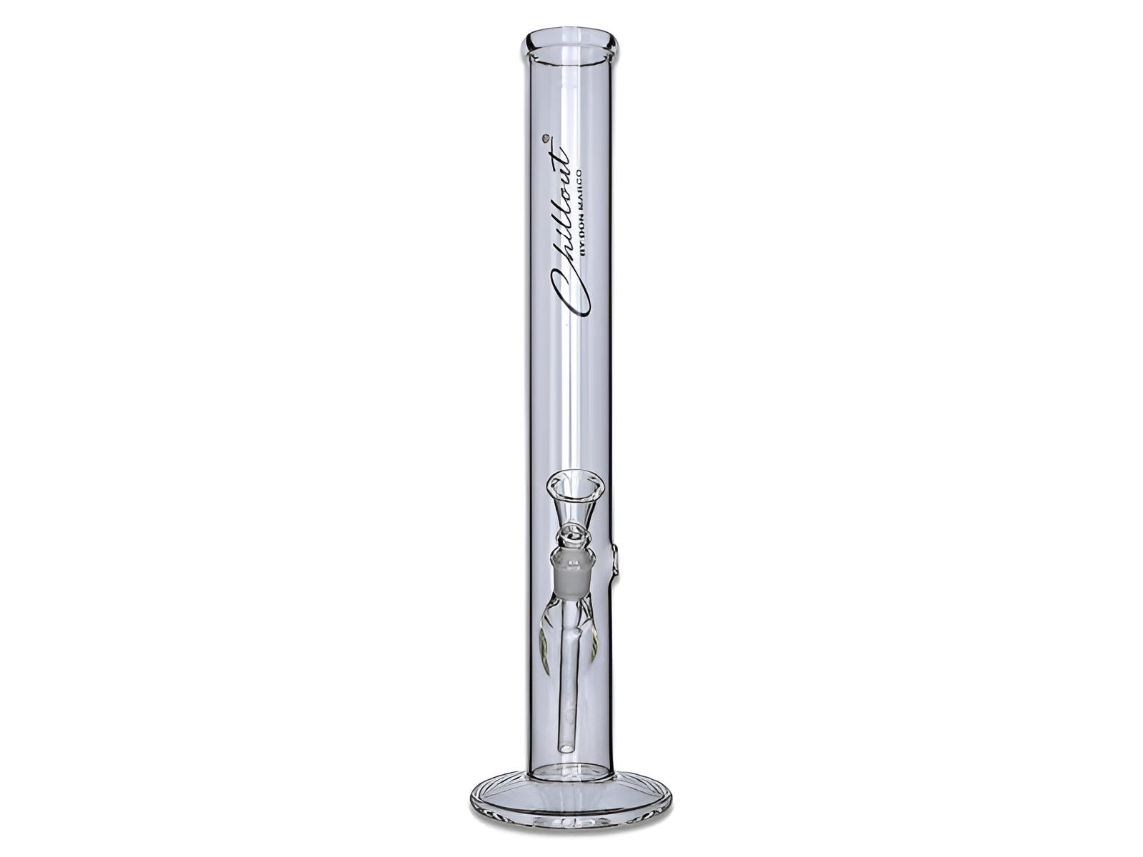 Chillout Glasbong – 45 cm, Ø 5 cm in Transparent