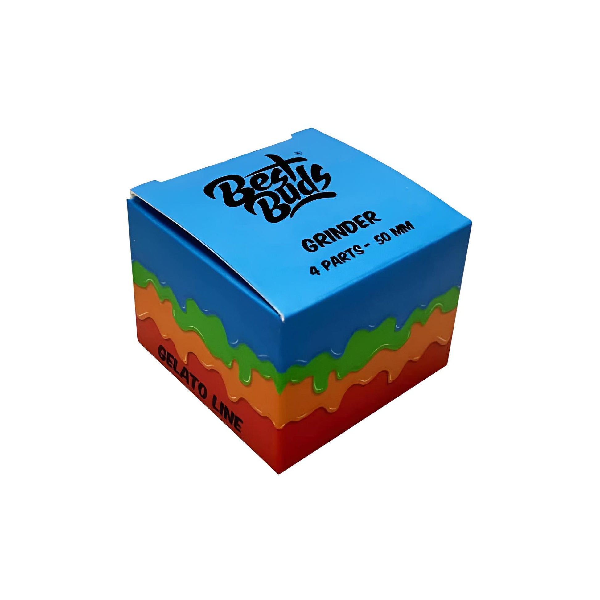 Best Buds Gelato Blueberry Tropical Fruits Grinder – 4-teilig, 50 x 50 x 37 mm, Diamant-Design