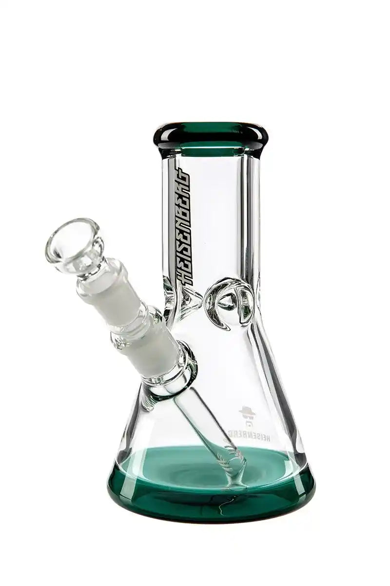 HNBG Glasgerät mit seegrünem Mundstück und Beaker-Boden – 21 cm