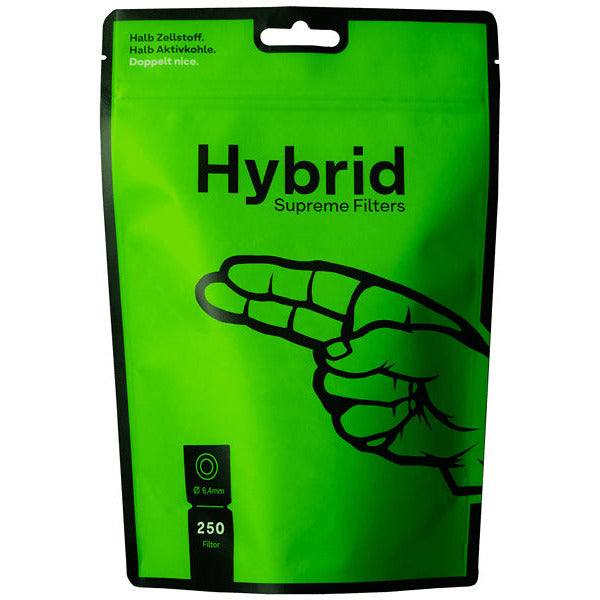 Hybrid Supreme Aktivkohlefilter 6,4 mm