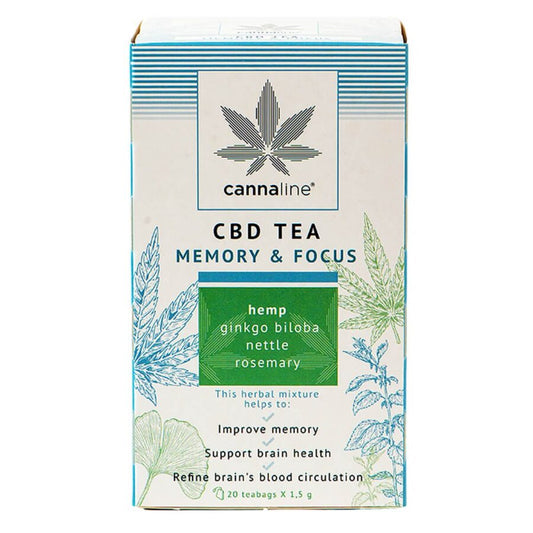 Cannaline CBD Hanf Tee Memory and Focus