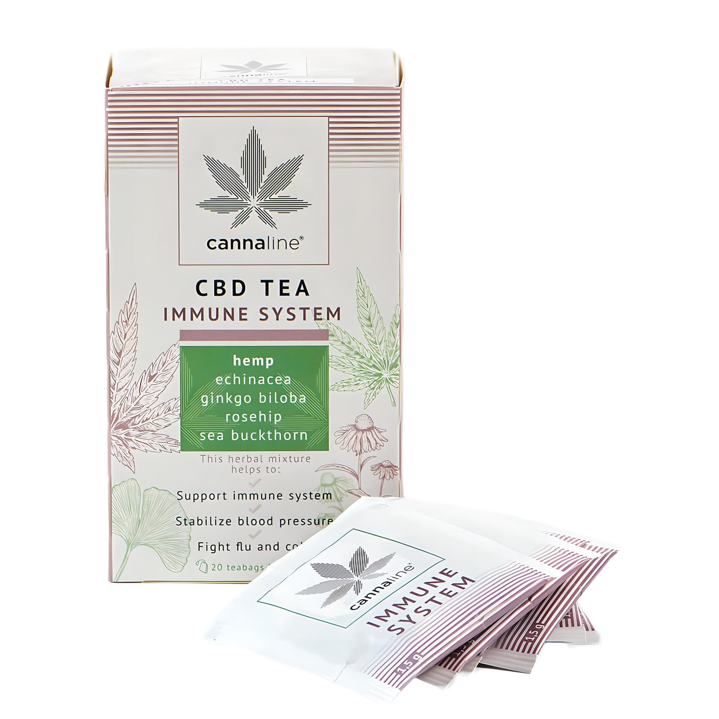 Cannaline CBD Hanf Tee Immunity