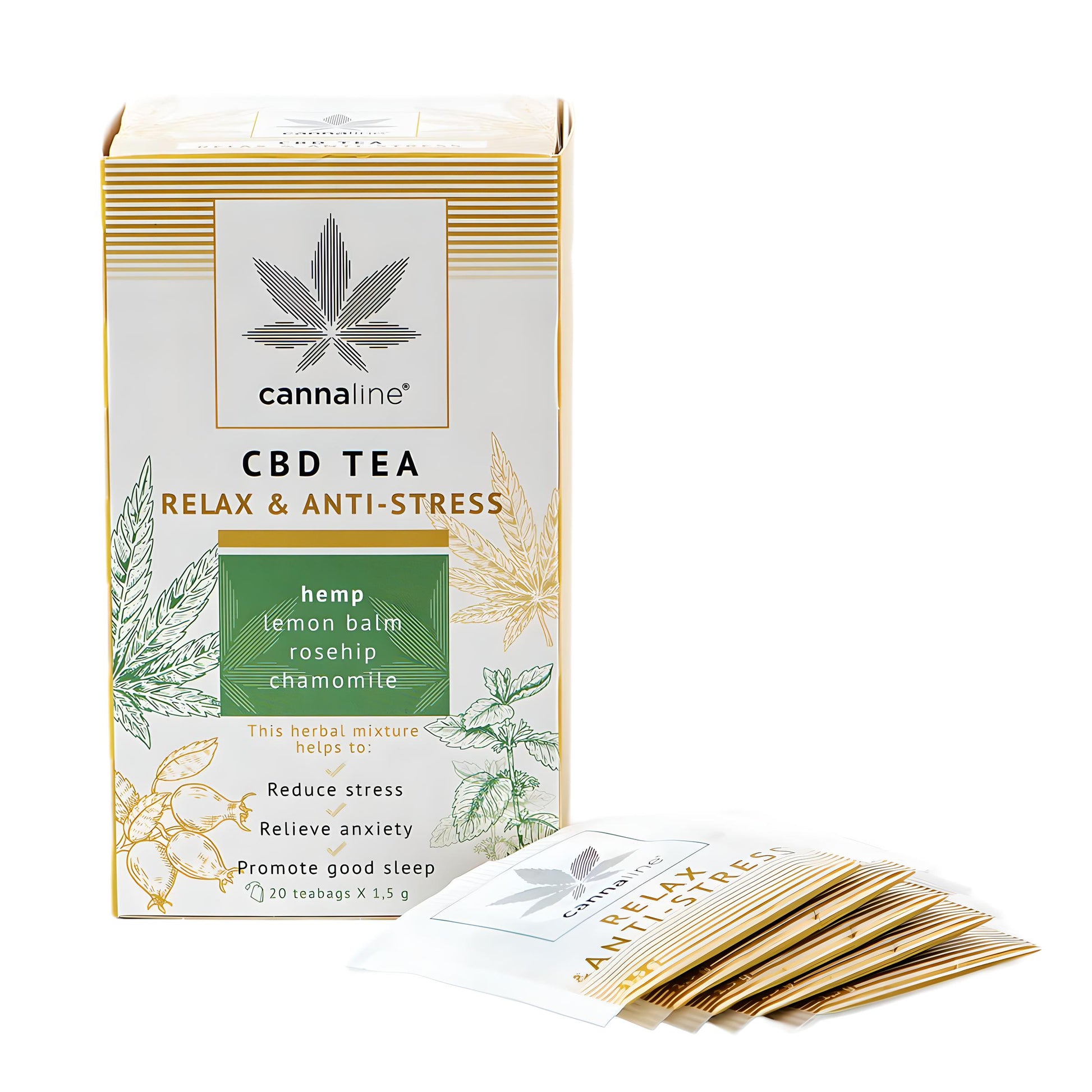 Cannaline CBD Hanf Tee Relax & Anti-Stress
