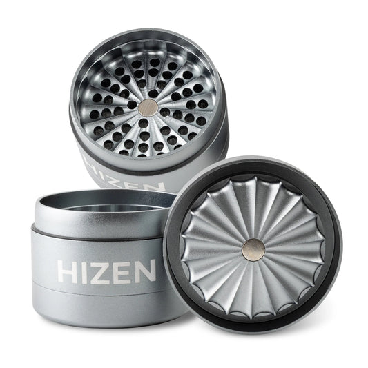 HIZEN Aluminium Grinder ohne Zähne 63 mm